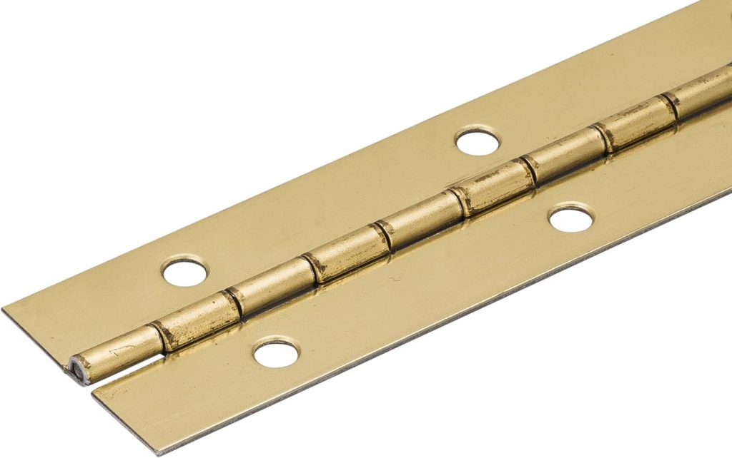 1 1/2 Continuous Hinge (Piano Hinge) 2 FT, 3 FT, 4 FT, 6 FT and 7 FT Lengths (4 FT, Nickel Plated)