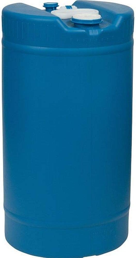 15 Gallon New Plastic Barrel | Blue | Good Water Storage