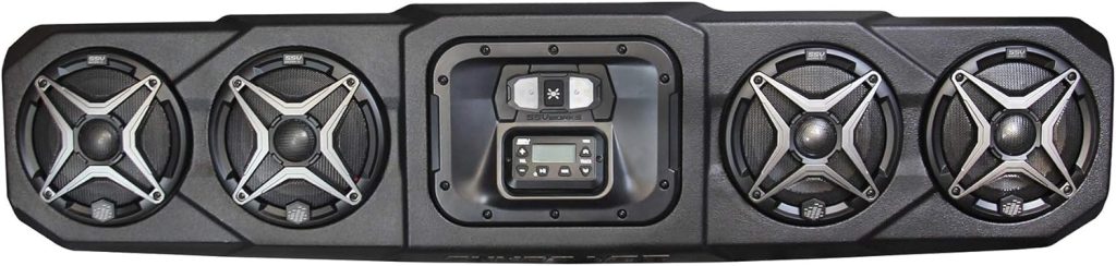 2017 + Polaris Ranger 4 Speaker Overhead System (Fits with Pro-Fit Cage)