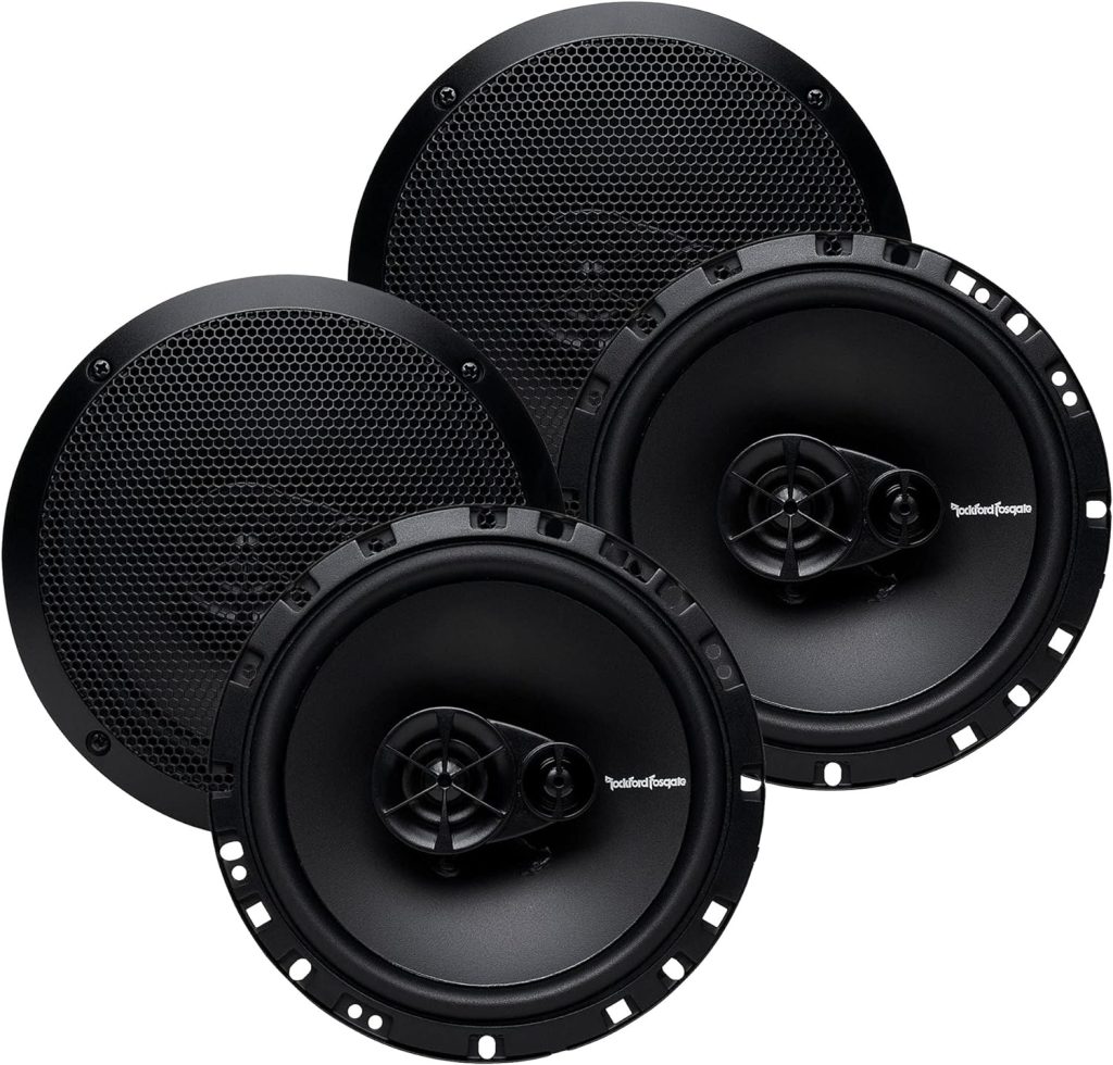 4 New Rockford Fosgate R165X3 6.5 180W 3 Way Car Audio Coaxial Speakers Stereo