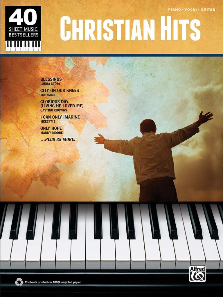 40 Sheet Music Bestsellers -- Christian Hits: Piano/Vocal/Guitar     Paperback – October 1, 2011