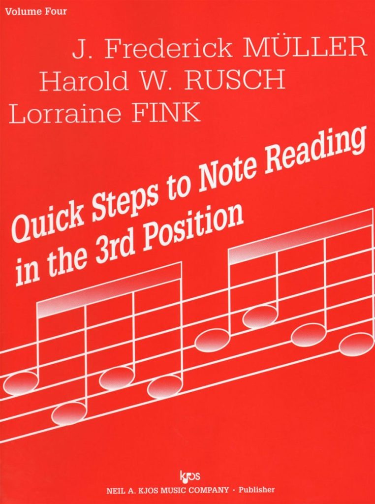 72VN - Quick Steps to Note Reading in the 3rd Position - Volume Four - Violin     Sheet music – January 1, 2016
