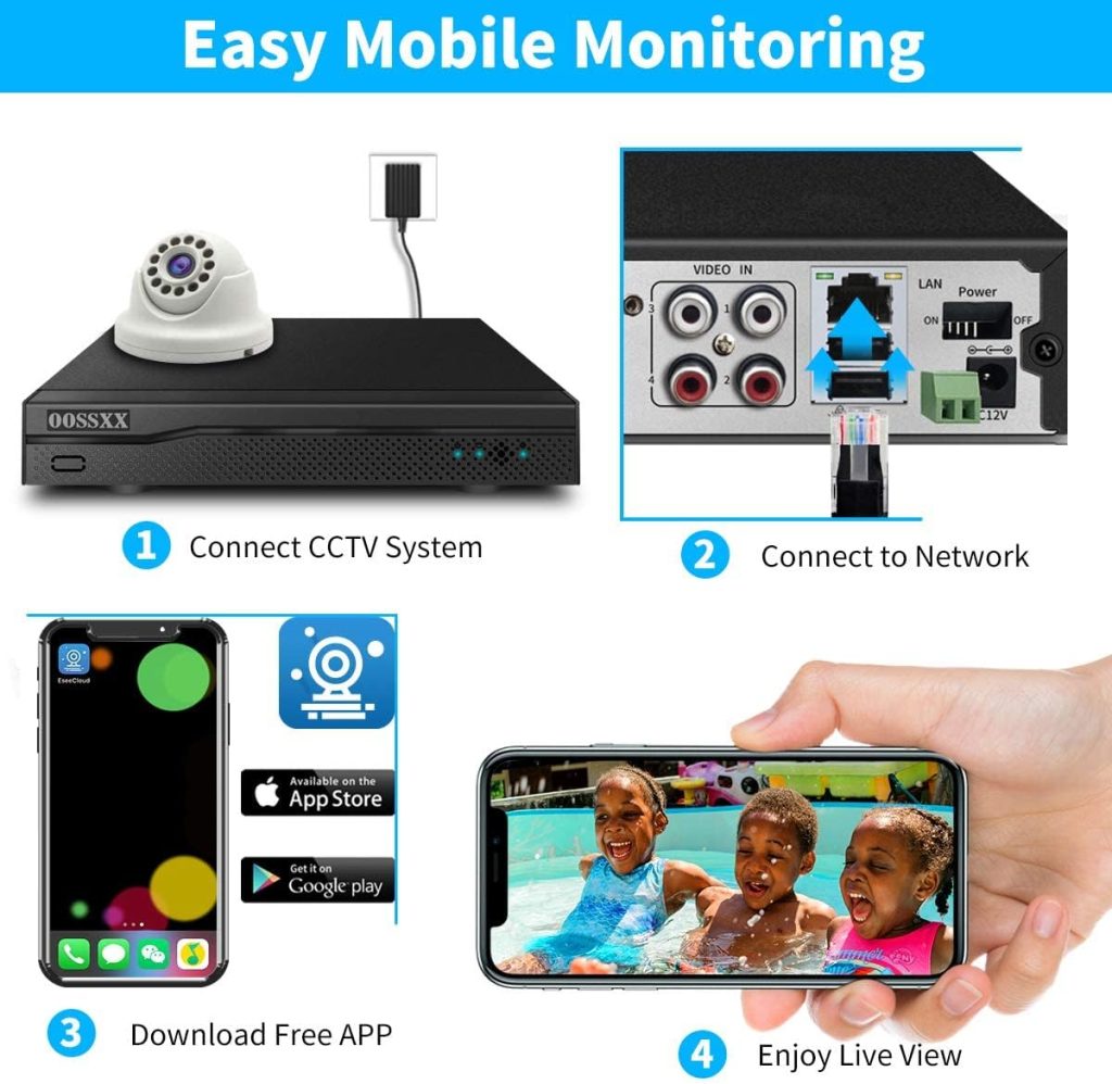 8-Channel Hybrid Capability 5-in-1 Digital Video Recorder 5.0MP HD Security DVR Recorder AHD/Analog/TVI/CVBS/IP Security Camera System Video Surveillance