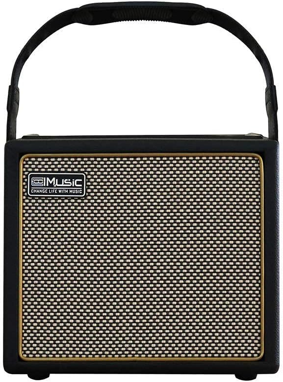 Acoustic Guitar Amplifier, 30 Watt Bluetooth Speaker Rechargeable Portable Acoustic Guitar Amp with Reverb Chorus Effect,3 Inputs, Black