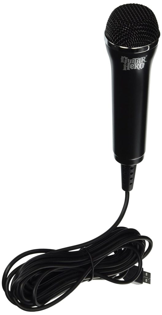 Activision Guitar Hero Wired USB Mic - Xbox 360, PlayStation 2  3, Nintendo Wii