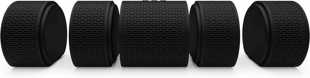 Air Audio The Worlds First Pull-Apart Wireless Bluetooth Speaker Portable Surround Sound and Multi-Room Use, Black