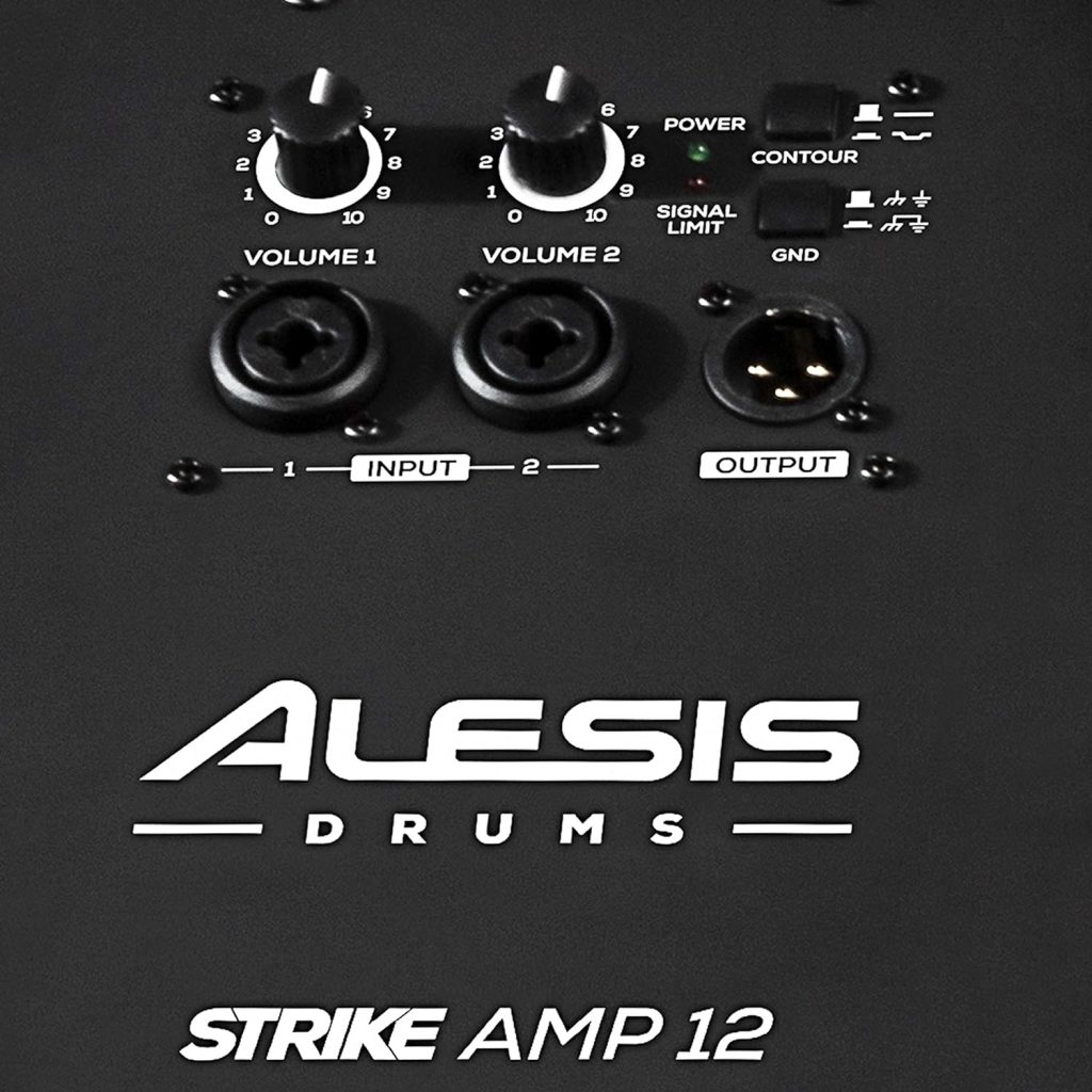 Alesis Strike Amp 8 - 2000-Watt Drum Amplifier Speaker for Electronic Drum Sets With 8-Inch Woofer, Contour EQ and Ground Lift Switch