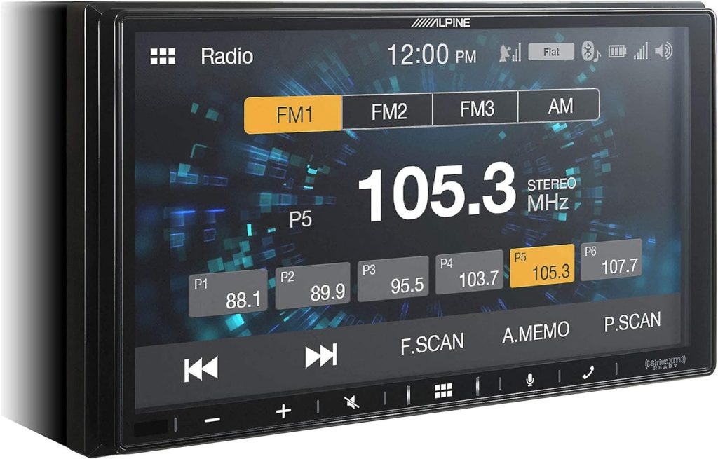 Alpine iLX-W650 2-DIN 7 Car Stereo, Apple CarPlay/Android Auto, SiriusXM Ready, AM/FM Radio  Bluetooth, PowerStack Compatible Head Unit, 6-Ch. Preamp Outputs (Stereo Only)