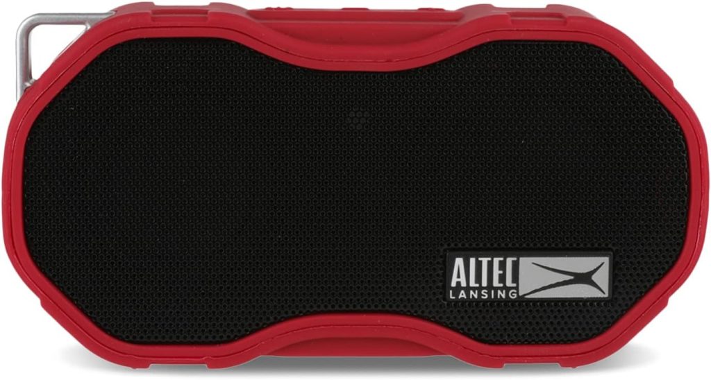 Altec Lansing Baby Boom XL - Waterproof Bluetooth Speaker, Wireless  Portable Speaker for Travel  Outdoor Use, Deep Bass  Loud Sound, 1 Pack, Red