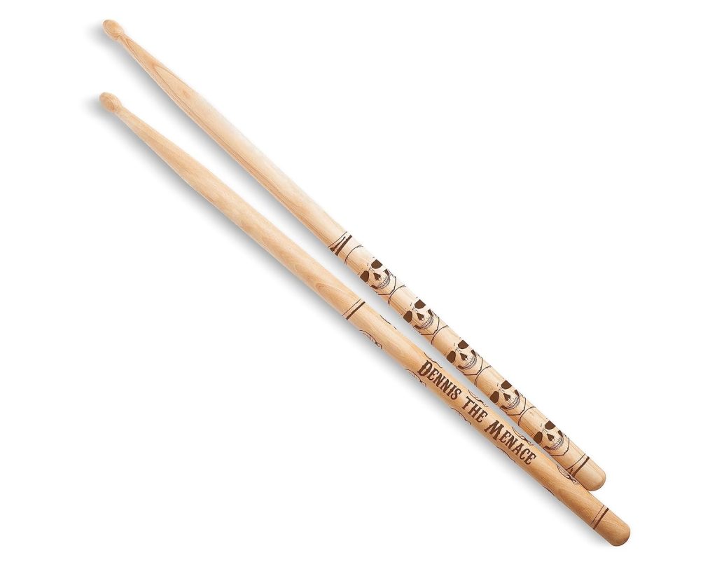 Alterd Industries Personalized Drumsticks - Drummer Gift | Band | Drumming | Custom Engraved Drumsticks | 1 Pair 5a Hickory (Flames)