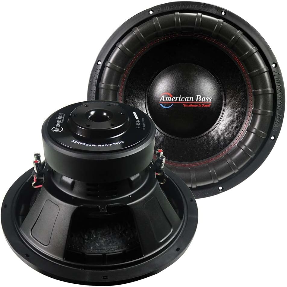 American Bass E1544 15 2400 Watt Elite Series DVC Subwoofer