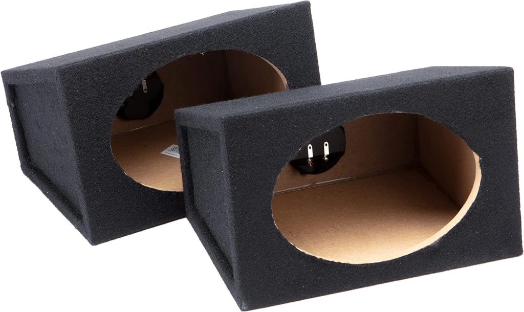 American Sound Connection Car Audio Custom 6 X 9 Sealed Hi Quality Pair Speaker Enclosure Unloaded Box