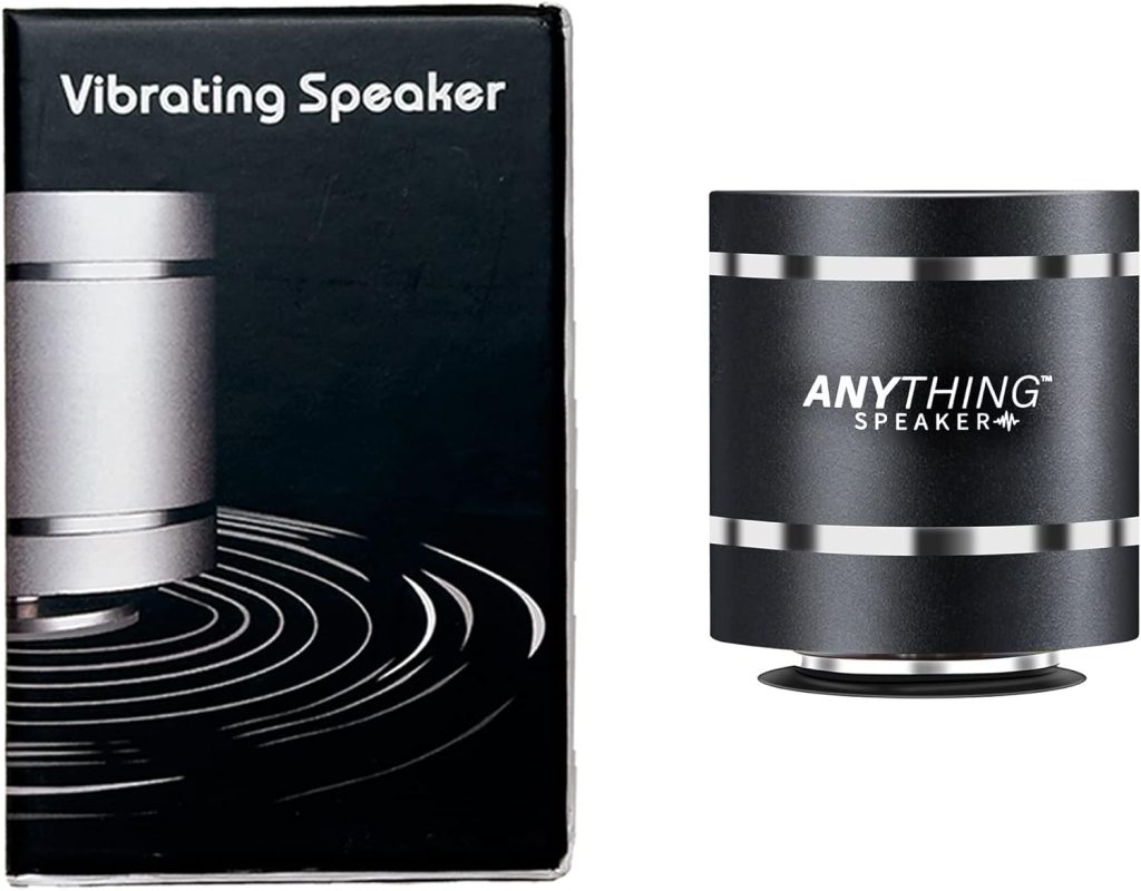 Anything Speaker Mini - Turn Anything Into A Speaker - Mini Bluetooth Speaker - Magic Beat Bone Conduction Vibration Speaker - Portable Travel Speaker