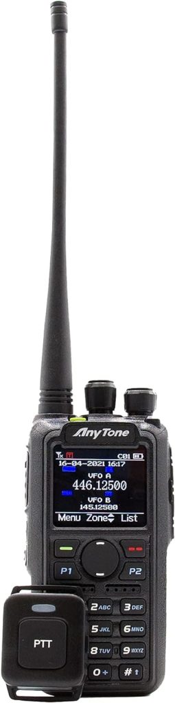 AnyTone AT-D878UVII Plus – Dual Band DMR/Analog 7W VHF, 6W UHF – w/Free $97 Training Course – Bluetooth PTT - Digital/Analog APRS RX  TX - 500K Contacts Plus Great Support from BridgeCom!