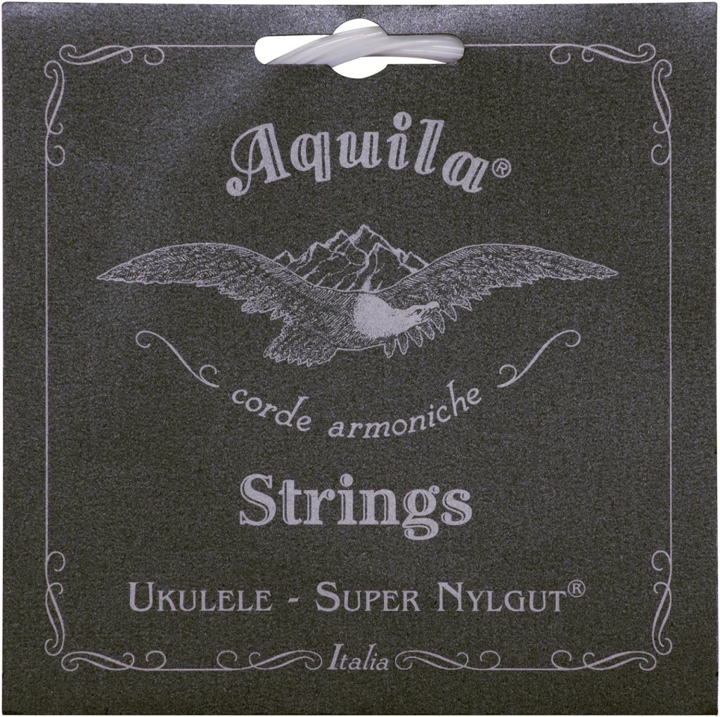 Aquila Super Nylgut AQ-107 Tenor Ukulele Strings - Low G - 1 Set of 4