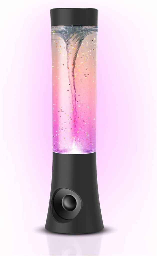 ART+SOUND Vortex Tornado TWS Bluetooth Speaker, 7 LED Light Show, Portable Speaker, Tornado Feature, Connect 2 Speakers at a Time, Bass Boosted, Home and Outdoor Speaker, Rechargeable Speaker