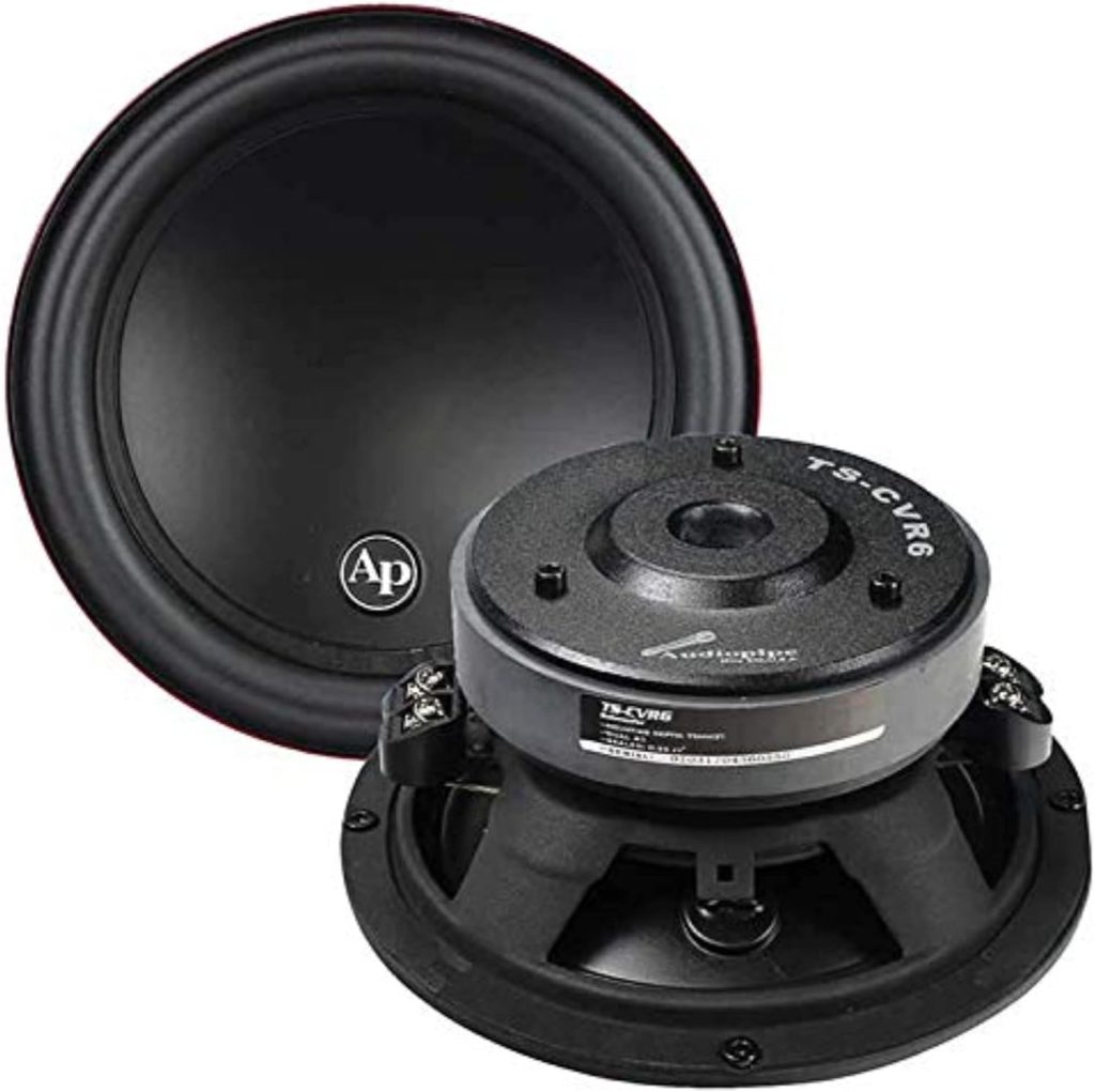 Audiopipe TS-CVR6 Subwoofer 6-inch Woofer 150 Watt Max 4 Ohm DVC 1.5” 4-Layer Dual Voice Coil BASV