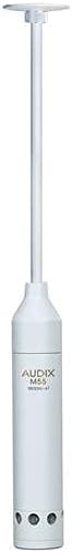 Audix M55 Installed Sound Omnidirectional Hanging Ceiling Microphone with Height Adjustment, White