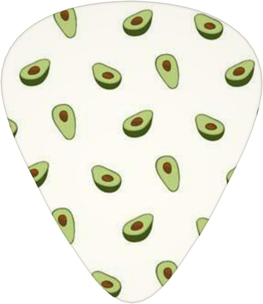 Avocado Guitar Picks Box Set Unique Guitar Gifts For Guitar Players 12pcs/Player Pack