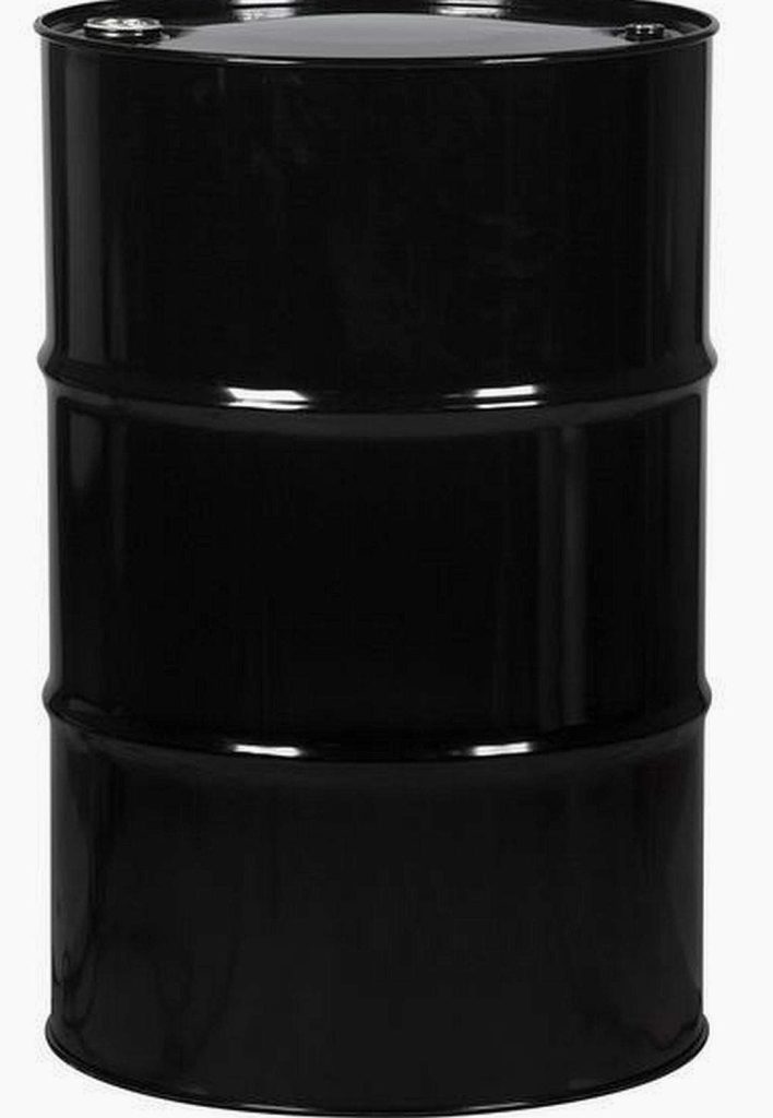 BayTec 55 Gal Closed-Top Steel Drum-Outside Color Varies White, Black, Blue or Stripe-EPOXY-PHENOLIC Lining