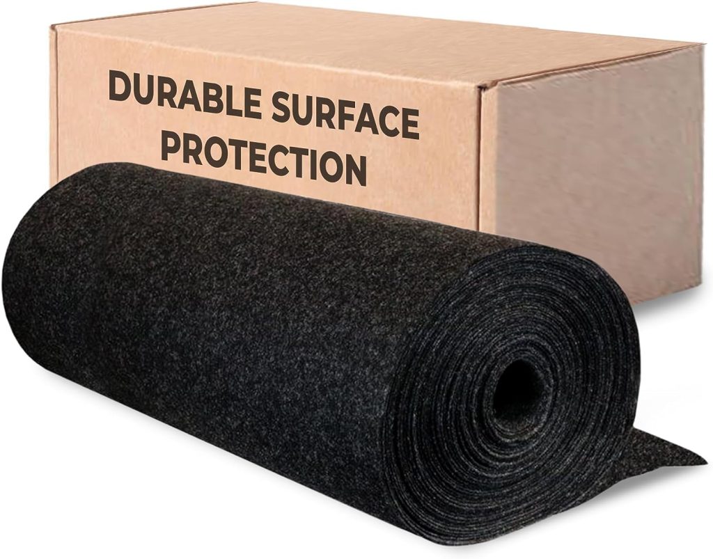 Bbox Black Carpet  Non-Woven Febric | Length: 78 inch (6.6 ft.), Width: 40 inch (3.2 ft.) | for Speaker Sub Box Carpet Home, Auto, RV, Boat, Marine, Truck  Car Trunk Liner