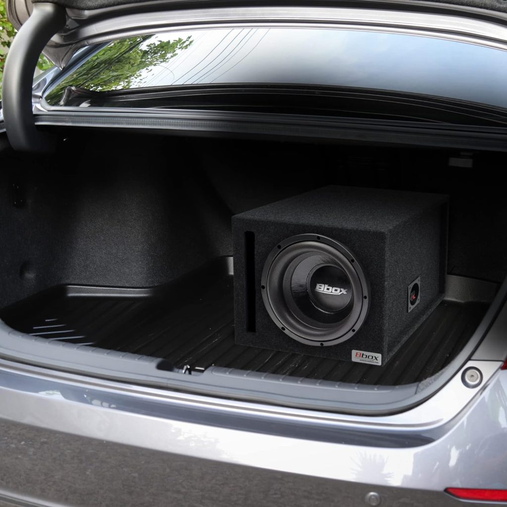 Bbox Dual Sealed 12 Inch Subwoofer Enclosure - Pro Audio Tuned Dual Sealed Car Subwoofer Boxes  Enclosures - Premium Subwoofer Box Improves Audio Quality, Sound  Bass - Spring Terminals