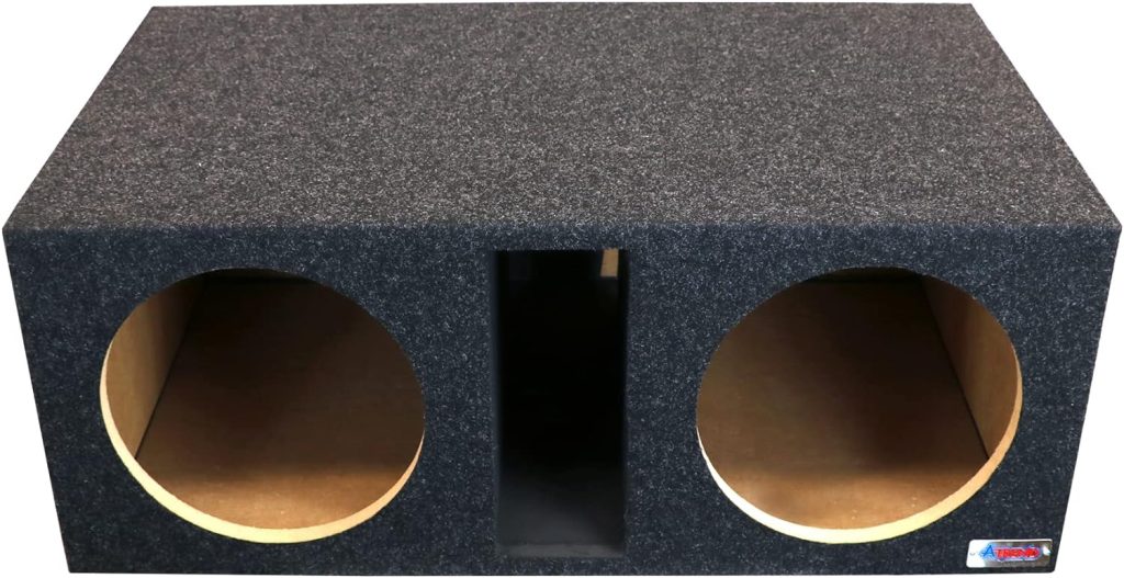 Bbox Dual Vented 15 Inch Subwoofer Enclosure - Pro Series Dual Vented SPL Car Subwoofer Boxes  Enclosures - Premium Subwoofer Box Improves Audio Quality, Sound  Bass - Nickel Finish Terminals