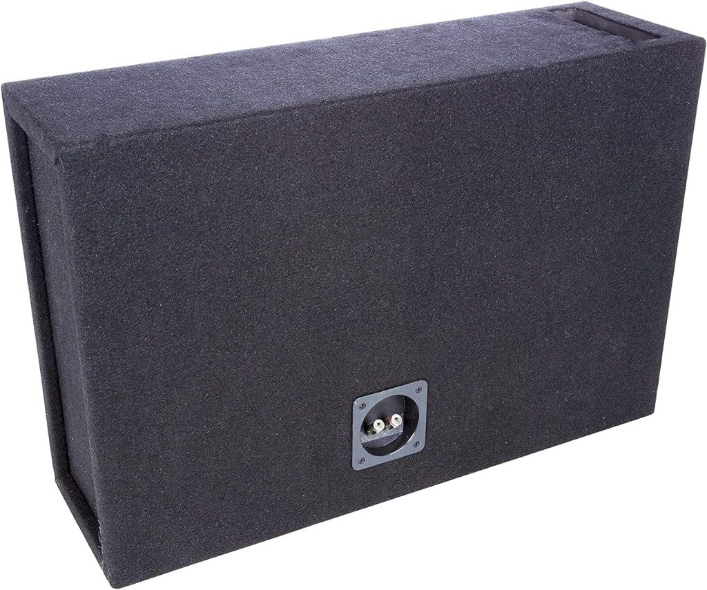 Bbox Single Vented 10 Inch Subwoofer Enclosure - Pro Audio Tuned Single Vented Car Subwoofer Boxes  Enclosures - Premium Subwoofer Box Improves Audio Quality, Sound  Bass - Nickel Finish Terminals