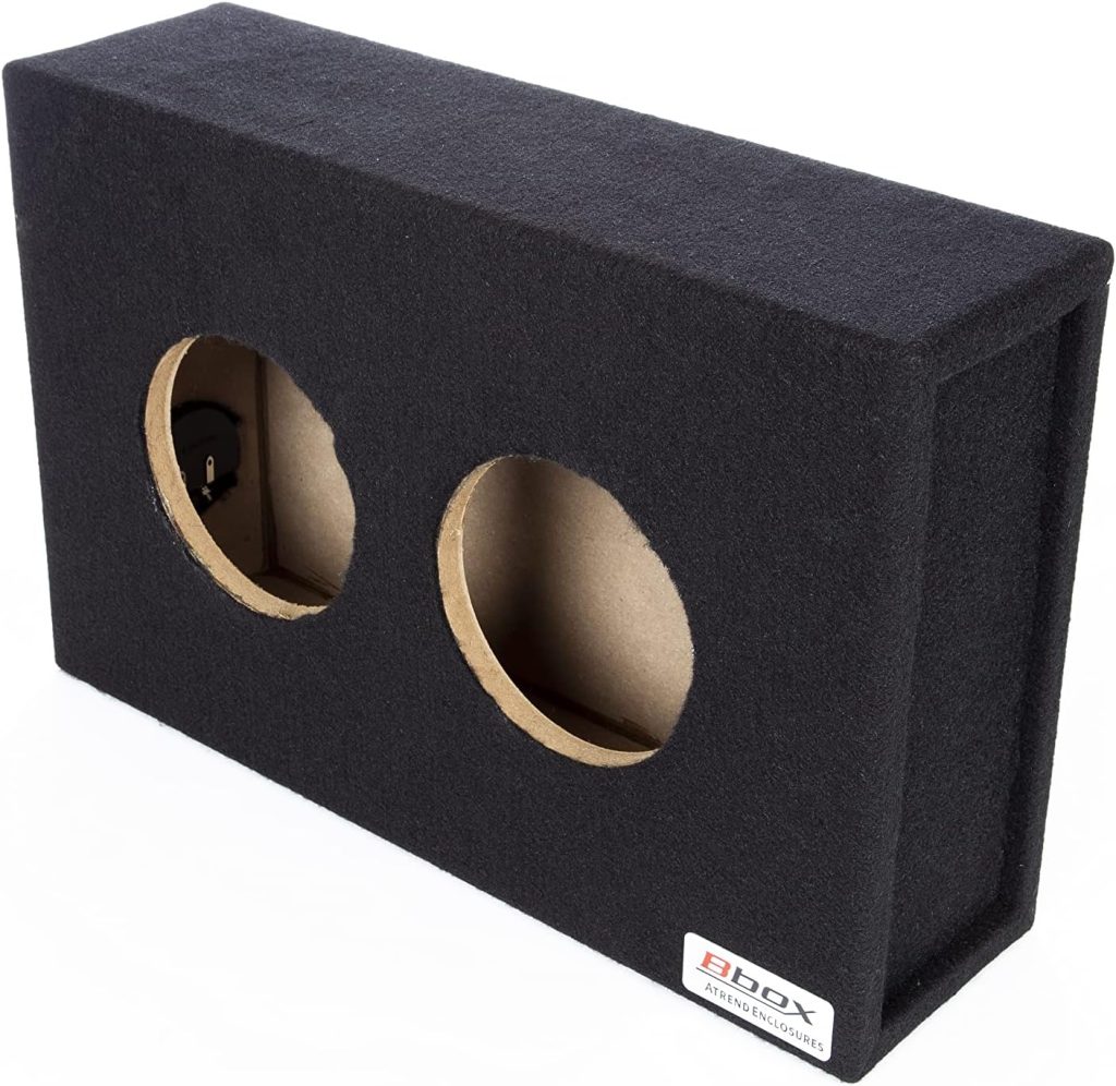 Bbox Single Vented 12 Inch Subwoofer Enclosure - Pro Audio Tuned Single Vented Car Subwoofer Boxes  Enclosures - Premium Subwoofer Box Improves Audio Quality, Sound  Bass - Nickel Finish Terminals