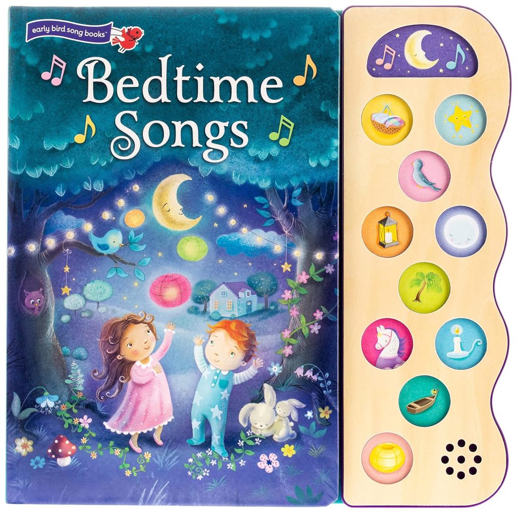 Bedtime Songs: 11-Button Interactive Childrens Sound Book (Early Bird Song)     Hardcover – Sound Book, September 1, 2016