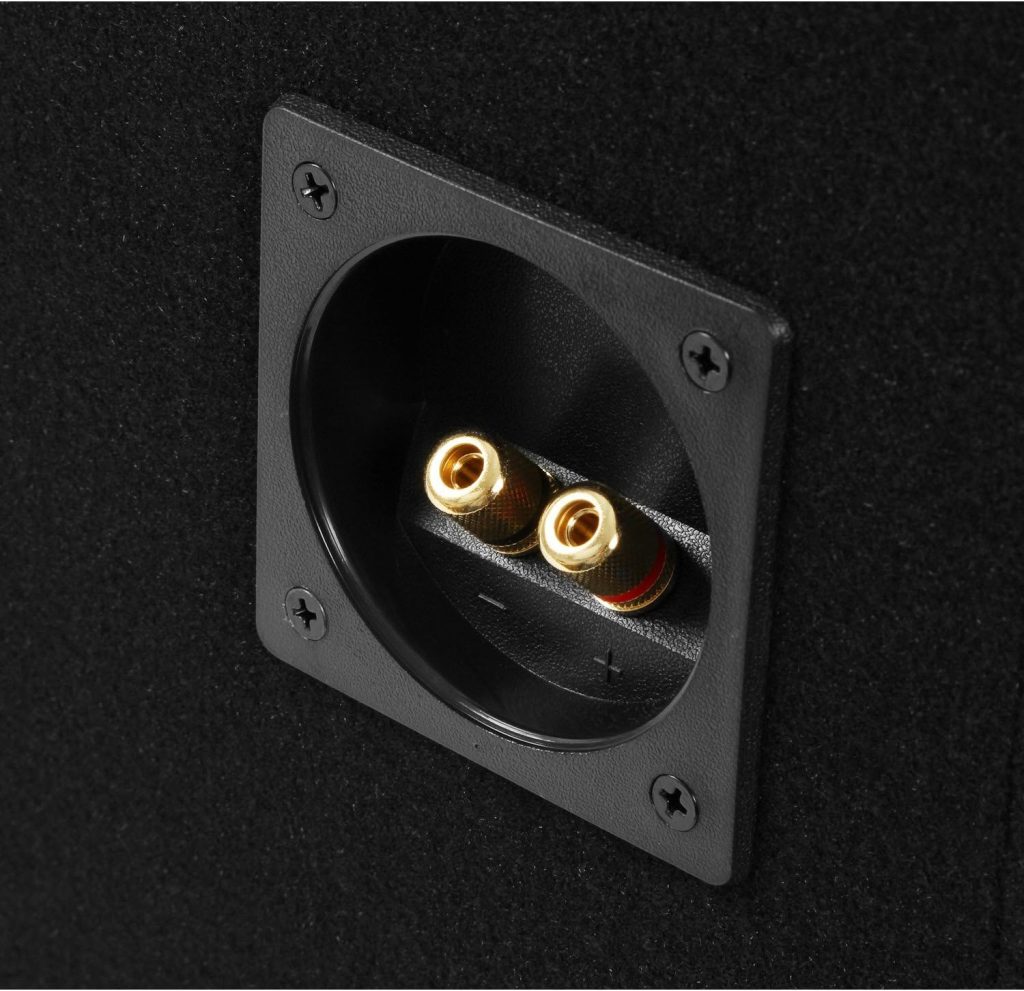 BELVA Professional Grade Custom 12-inch Car Ported Subwoofer Box 3/4-inch MDF Prelined Polyfil Includes Custom Black Baffle