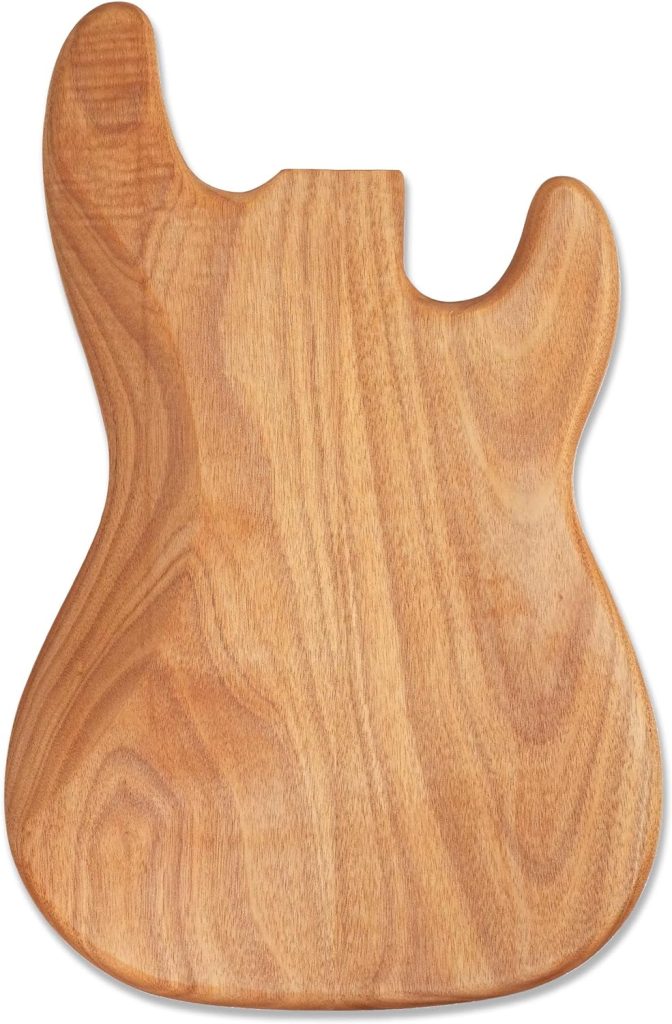 Bex Gears Left-handed Unfinished PB Bass Guitar Body, Okoume wood Body