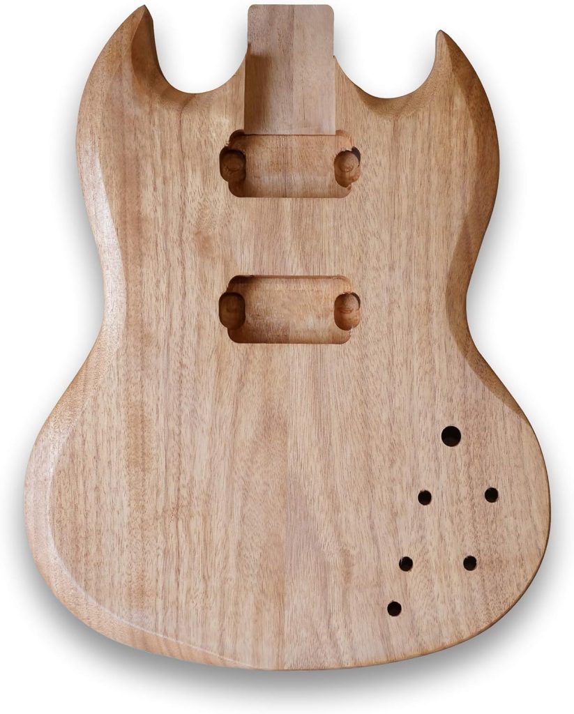 BexGears Unfinished Body For SG Guitar Okoume Wood Body