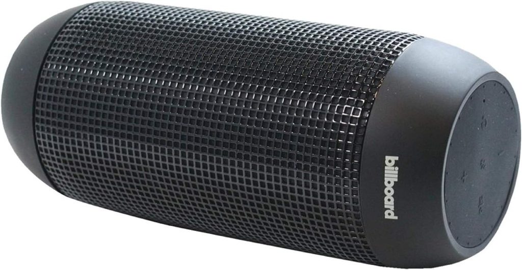 Billboard BB742 IPX5 Water-Resistant Bluetooth Wireless Speaker With Enhanced Bass, USB  SD Inputs, and Mini Stereo Inputs - Black