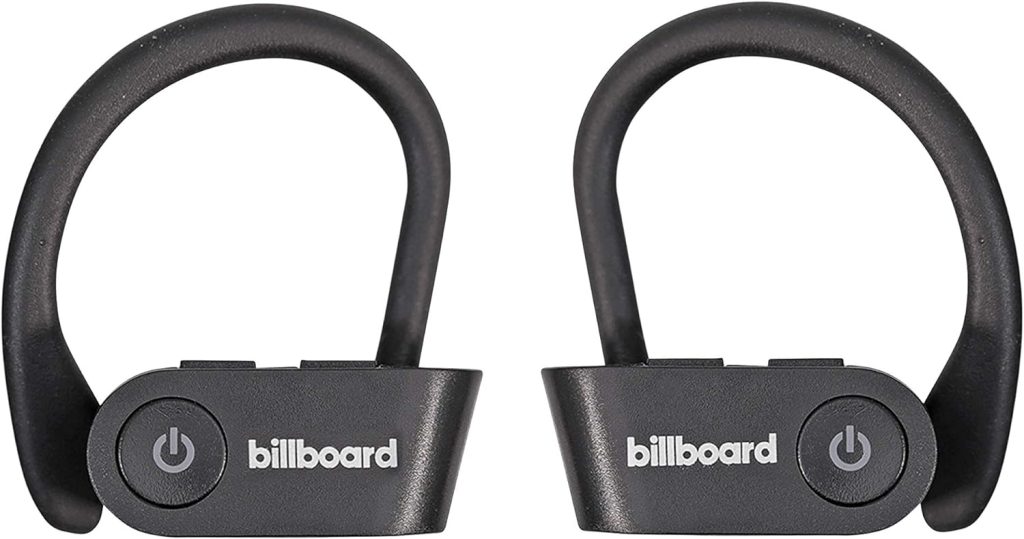 Billboard - True Wireless Secure Fit Sport Earphones, Black, One Size (HSBT-BB2516)