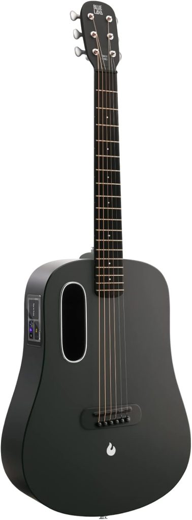 BLUE LAVA Touch Smart Guitar, Beginner Acoustic Practice Guitars for Adults  Teens 36 Midnight Black