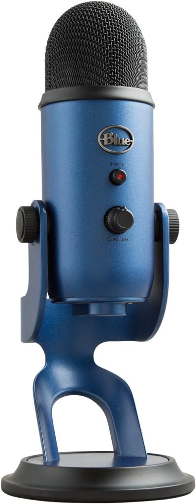 Blue Yeti USB Microphone - Midnight Blue (Renewed)