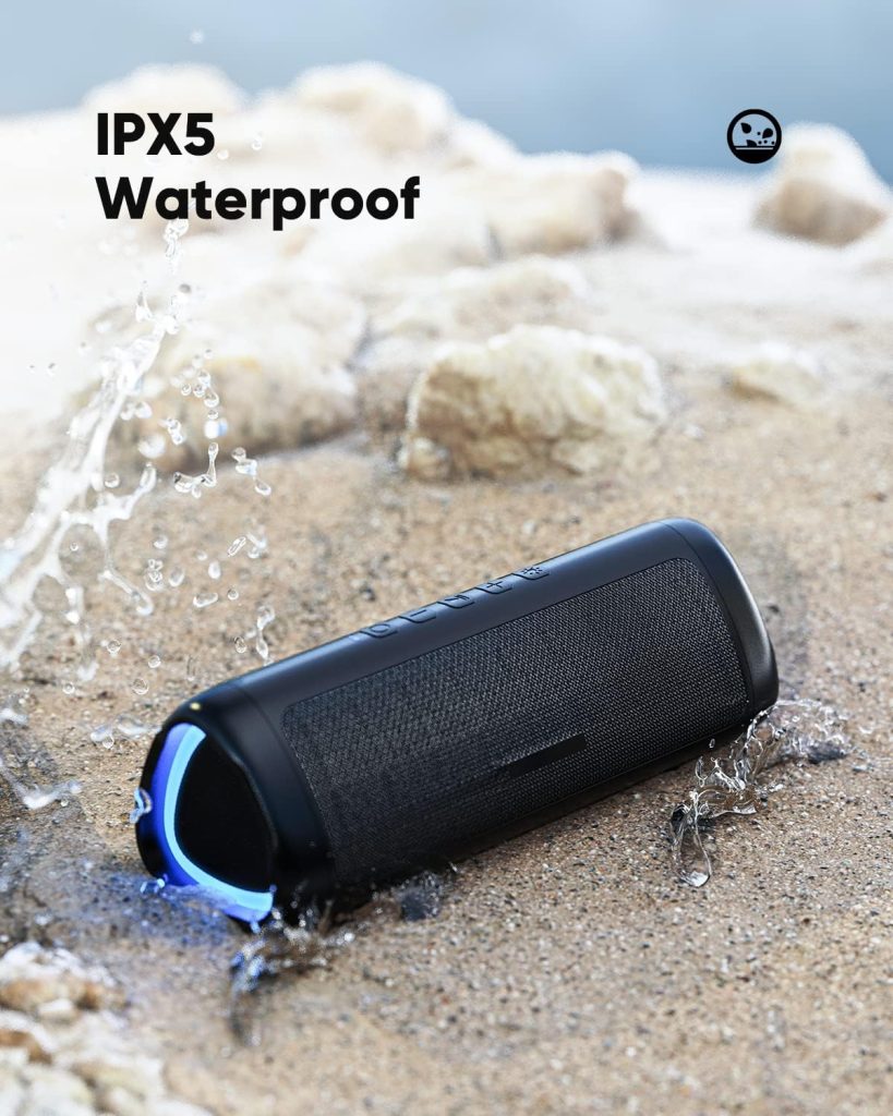 Bluetooth Speaker, IPX5 Waterproof Speaker with HD Sound, Up to 24H Playtime, TWS Pairing, BT5.3, Portable Wireless Speakers for Home/Party/Outdoor/Beach, Electronic Gadgets, Birthday Gift - 2 Pack : Electronics
