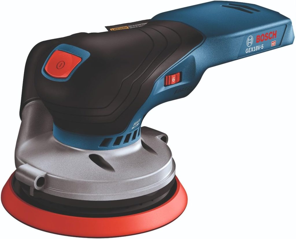 BOSCH GEX18V-5N 18V Brushless 5 In. Random Orbit Sander (Bare Tool)