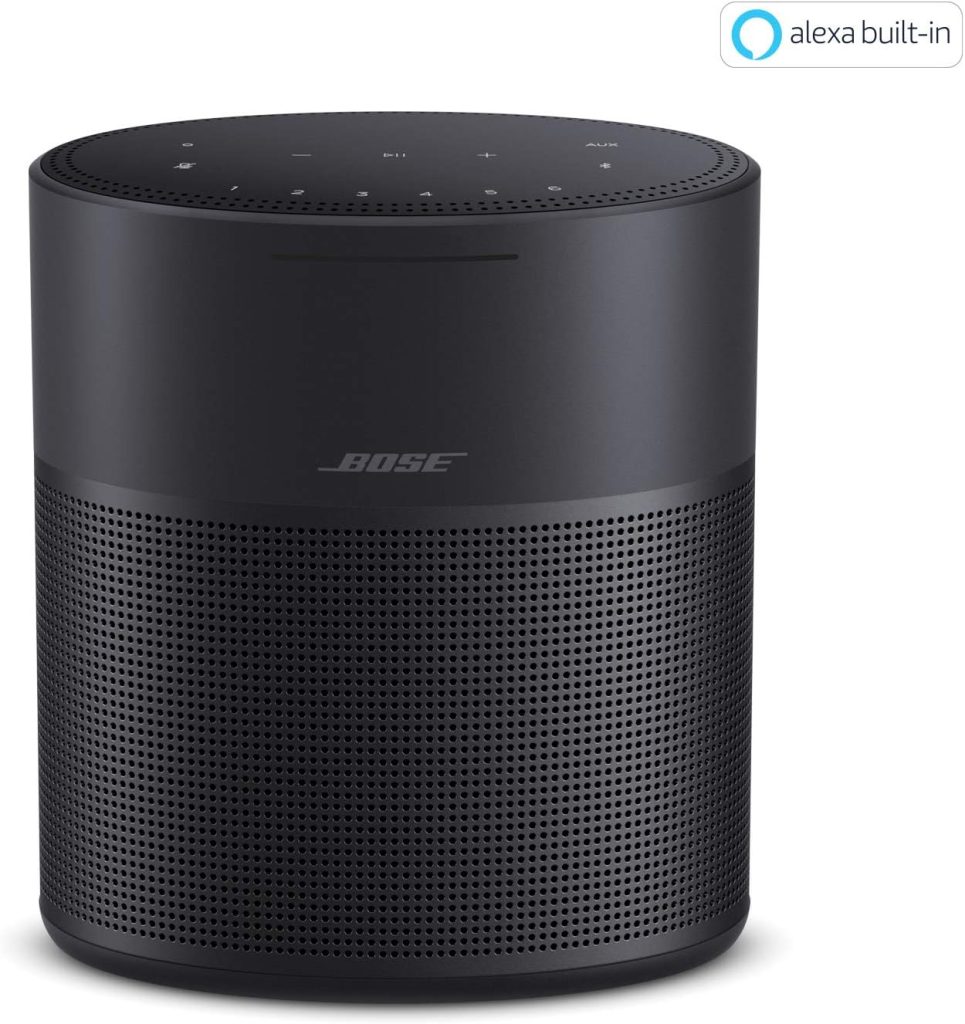 Bose Home Speaker 300: Bluetooth Smart Speaker with Amazon Alexa Built-in, Black