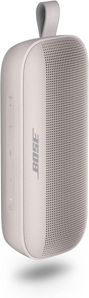 Bose SoundLink Flex Bluetooth Speaker, Portable Speaker with Microphone, Wireless Waterproof Speaker for Travel, Outdoor and Pool Use, Black