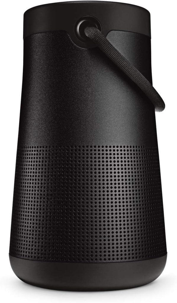 Bose SoundLink Revolve+ (Series II) Bluetooth Speaker, Portable Speaker with Microphone, Wireless Water Resistant Travel Speaker with 360 Degree Sound, Long Lasting Battery and Handle, Black