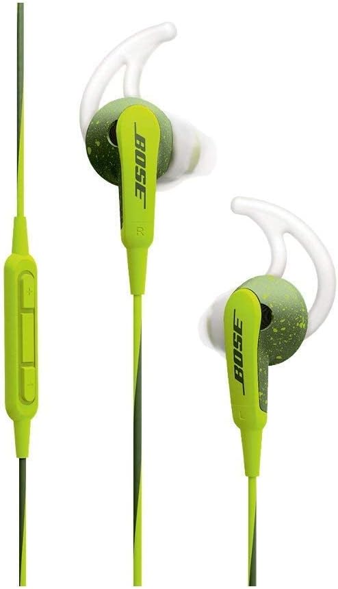 Bose SoundSport In-Ear Headphones For Apple Devices (741776-0030) - Energy Green (Renewed)