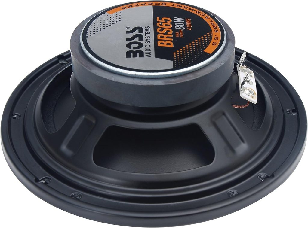 BOSS Audio Systems BRS65 80 Watt, 6.5 Inch , Full Range, Replacement Car Speaker - Sold Individually