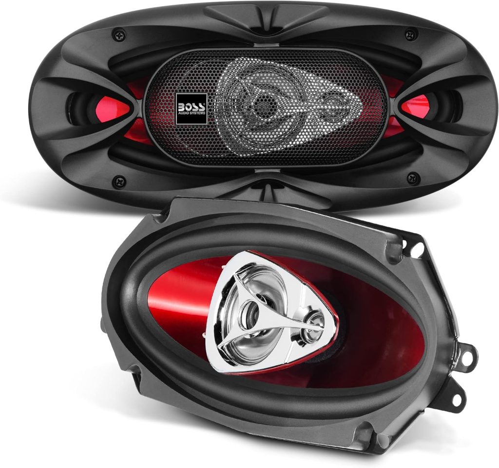 BOSS Audio Systems CH4330 Chaos Exxtreme Series 4 x 10 Inch Car Door Speakers - 400 Watts Max, 3 Way, Full Range, Tweeters, Coaxial, Sold in Pairs, Bocinas para Carro