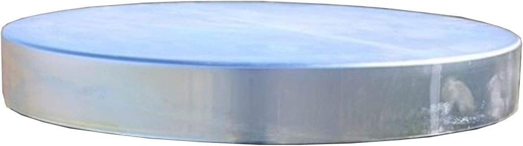 Boss Buck Lid-55 Gallon Slip On 3 Deep Heavyweight 9 LB Galvanized Steel Lid for Game Feeder Fits Most 55 Gallon Barrels