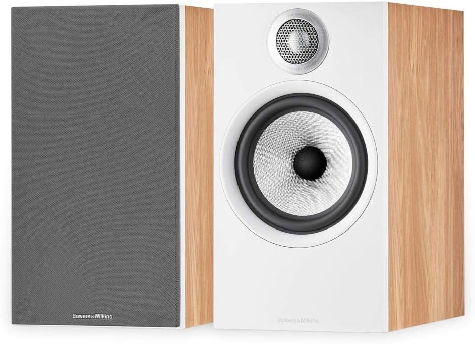 Bowers  Wilkins 600 Series 606 S2 Anniversary Edition Oak 2-Way Stand-Mount Loudspeaker System (Pair)