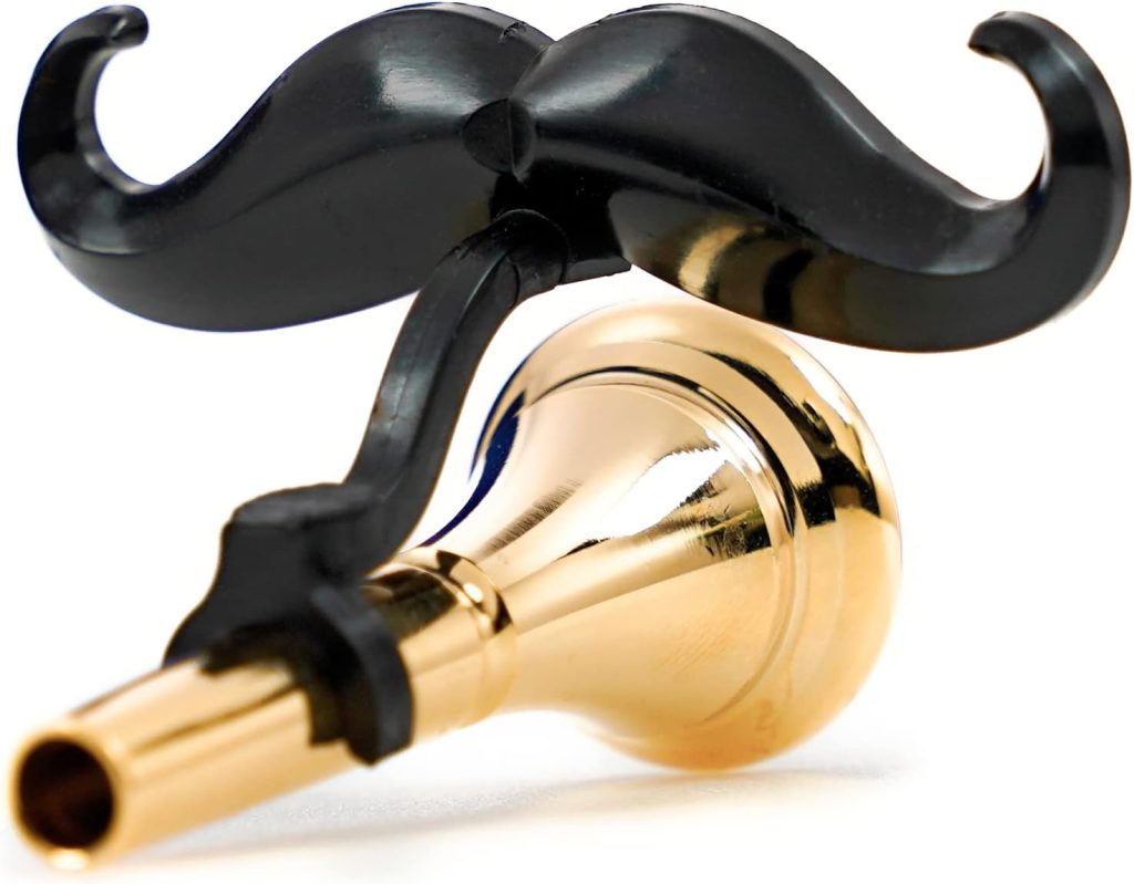 Brasstache - Clip-on Mustache for Trumpet Mouthpiece
