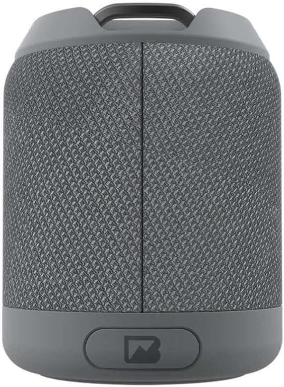 Braven BRV-Mini - Waterproof Pairing Speakers - Rugged Portable Wireless Speaker - 12 Hours of Playtime - Grey (604203556)