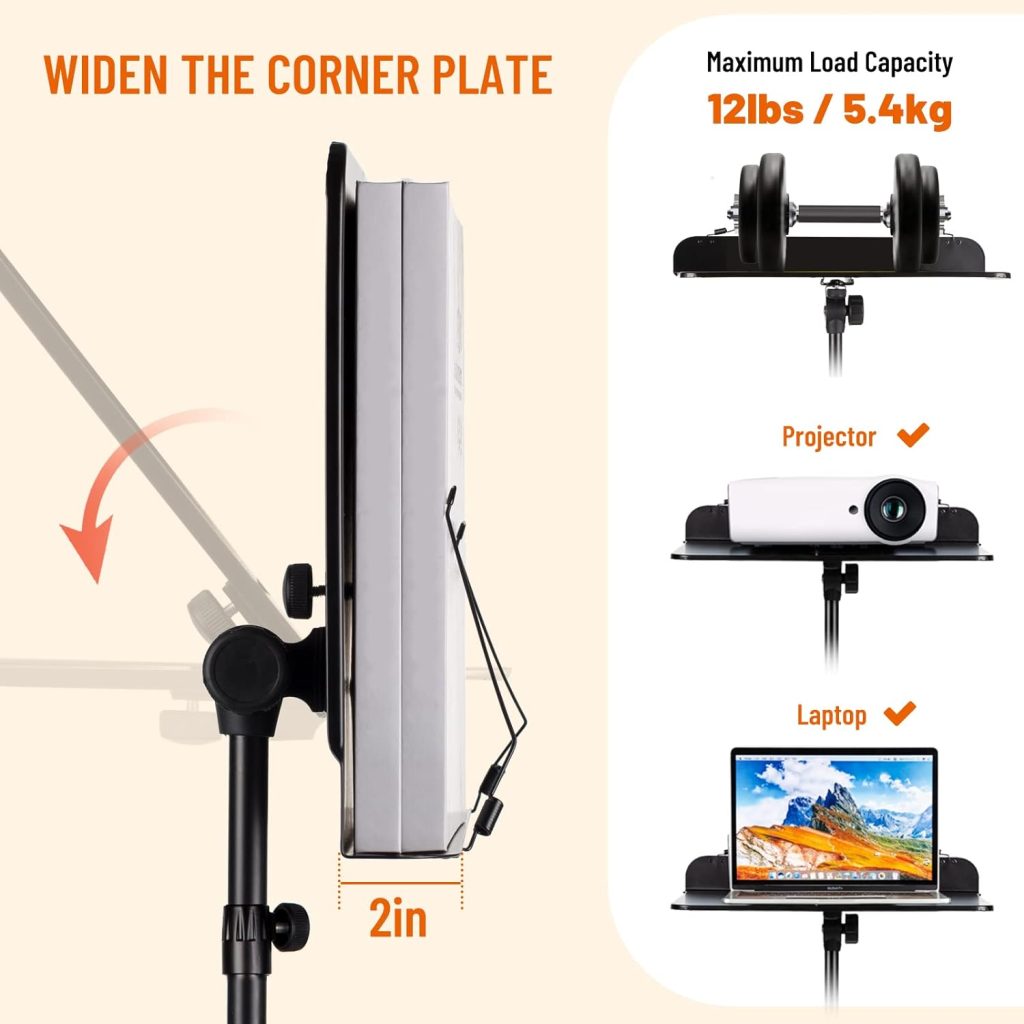 Vekkia Sheet Music Stand-Professional Portable Music Stand with Carrying  Bag,Folding Adjustable Music Holder,Super Sturdy suitable for Instrumental